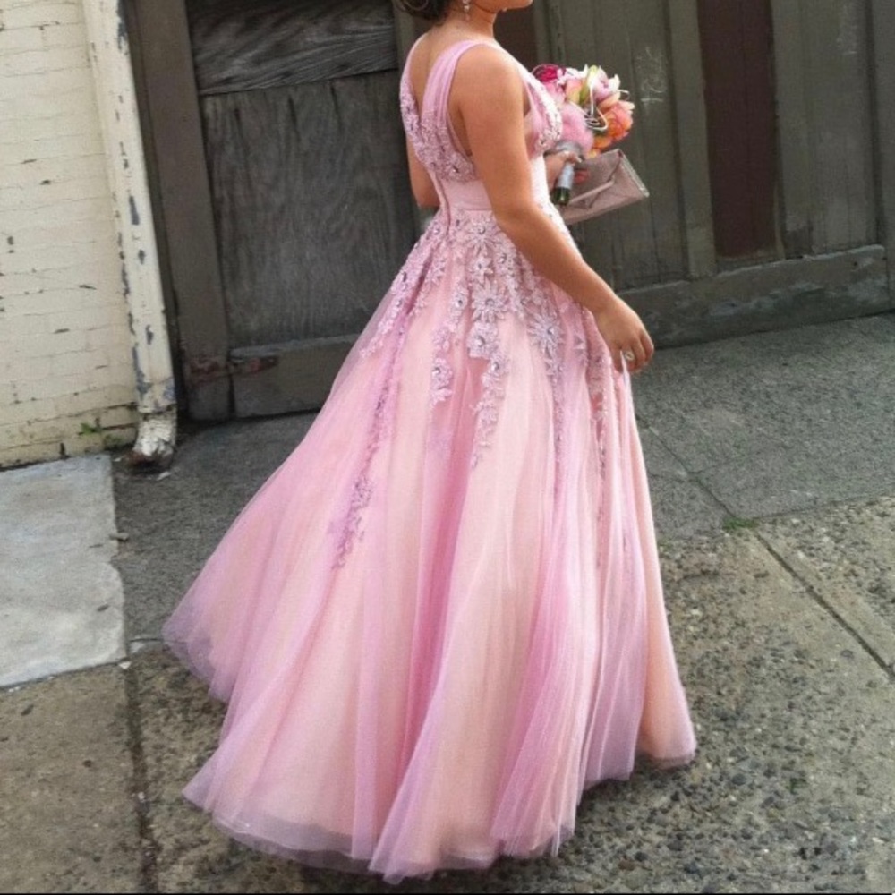 Pageant/prom gown.